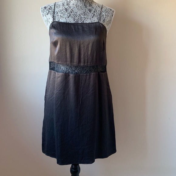 NWT Zara Trafaluc Collection black slip top S - Picture 1 of 6